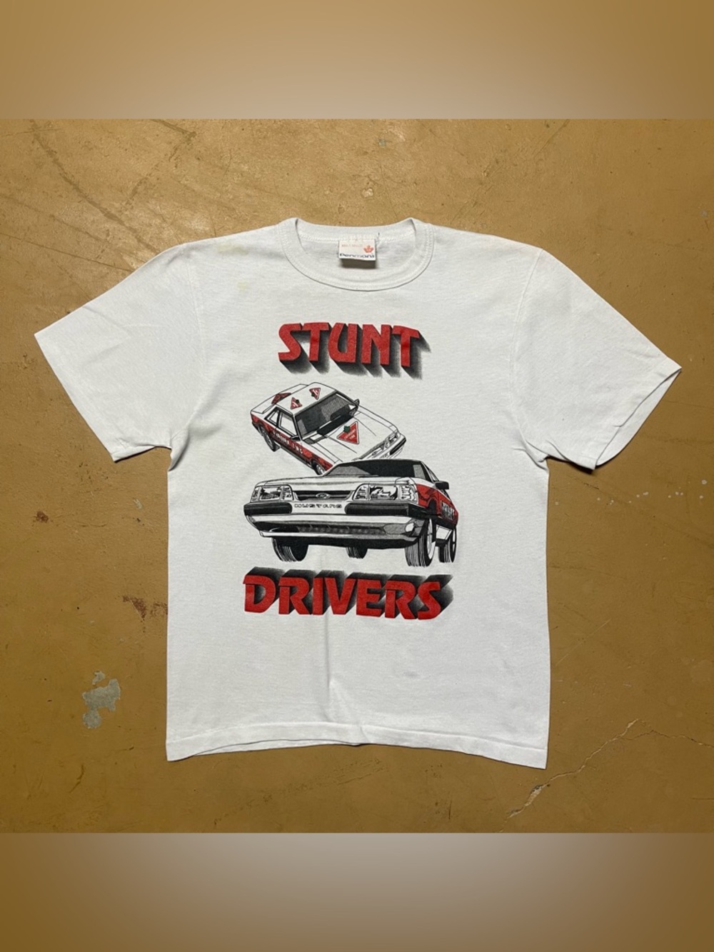 70’s Penman’s Canadian Tire Stunt Drivers Graphic Tee Autographed Small